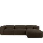 Ecksofa BUFFO 5-Sitzer Braun - Breite: 297 cm - Armlehne beidseitig montierbar - Ecke davorstehend rechts - Ottomane davorstehend rechts