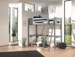 Lit mezzanine PINO LB005 Gris - 165 x 190 x 209 cm