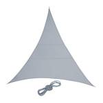 Voile d'ombrage triangle PES gris clair 400 x 315 cm