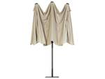 Parasol droit SIBILLA Beige - Taupe