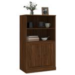 Highboard DE3699 Eiche Schwarzbraun Dekor