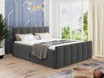 Boxspringbett Star Lux Graphit - Breite: 160 cm