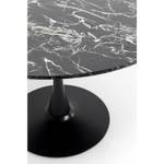 Table Schickeria Marbleprint Noir - 110 x 72 x 110 cm