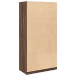 Kleiderschrank 298537-6 Dunkelbraun - Breite: 100 cm