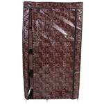 Armoire pliable Tissu/Textile Marron - Métal - 89 x 163 x 43 cm