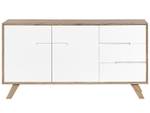 Sideboard FORESTER Braun - Weiß - Holzwerkstoff - 140 x 75 x 40 cm