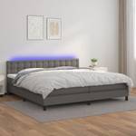 Boxspringbett 3017267-6 Grau - Breite: 200 cm