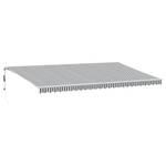 Auvent rétractable 3006542-3 Anthracite - Blanc - 350 x 1 x 600 cm