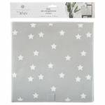 Aufbewahrungsbox Sterne Grau - Textil - 30 x 30 x 30 cm