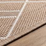 Outdoorteppich Bergen Raute Beige - 133 x 190 cm