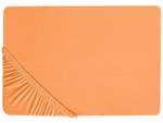 Drap housse JANBU Orange - Largeur : 200 cm