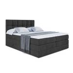 Boxspringbett RICAR KING Schwarz - Breite: 120 cm