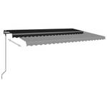 Auvent rétractable 3006678-1 Anthracite - 300 x 500 cm