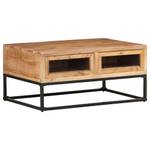 Couchtisch D804 Braun - Massivholz - 60 x 40 x 90 cm