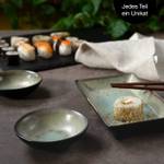 4tlg Sushi Geschirr-Set 2 Personen Grün