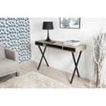 Schreibtisch mit gekreuzten Beinen Braun - Holzwerkstoff - 40 x 77 x 120 cm