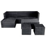 Gartenmöbel-Set (4-teilig) 3006305 Grau - Polyrattan - 50 x 33 x 80 cm