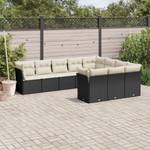 Gartensitzgruppe K851(1-tlg) Schwarz - Massivholz - 69 x 62 x 55 cm