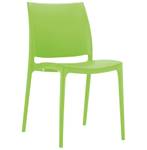 Chaise ENZO Vert - Vert clair - Vert