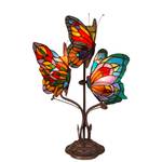 Lampe Schmetterlinge Orange - Glas - 35 x 53 x 27 cm