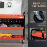 Werkzeugwagen B20-095V00RD Rot - Metall - 35 x 80 x 75 cm