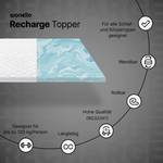 Matratzen Topper Recharge Gelschaum 100 x 200 cm