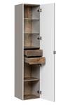 Armoire haute SANTA FE HC35 1D2D Gris lumineux