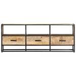 TV-Schrank D839 Braun - Massivholz - 30 x 45 x 120 cm