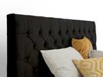 Boxspringbett HOLLYWOOD mit Bettkasten Schwarz - Breite: 200 cm