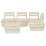 Mobilier de jardin Beige - Bois massif - Bois/Imitation - 60 x 30 x 60 cm