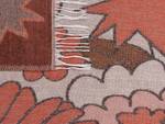 Couverture DARAU Beige - Marron - Rose foncé - Textile - 130 x 1 x 170 cm