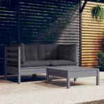 Garten-Lounge-Set (3-teilig) 3012380 Grau