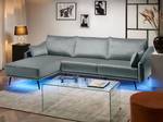 3-Sitzer Sofa VARDE Schwarz - Grau