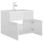 Badezimmerset 2er Set AW180 Weiß - Holzwerkstoff - 39 x 45 x 60 cm