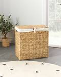 Aufbewahrungsbox LANGSON Beige - Blau - Naturfaser - 30 x 50 x 50 cm