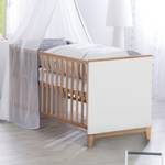 Lit bébé évolutif Finn Blanc - Bois manufacturé - 76 x 88 x 144 cm