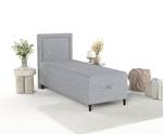 Boxspringbett Alma Grau - Breite: 90 cm - H3