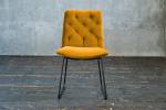 Chaise NEW CHARME Velvet Jaune