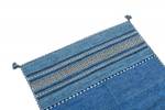 Kansas moderner Teppich Blau - Textil - 200 x 1 x 140 cm