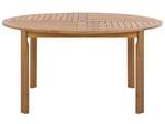 Gartenset TOLVE 8-tlg Beige - Braun - Massivholz - 150 x 74 x 150 cm