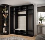 Garderobe Inova 4 Z13 Schwarz - Gold - Grau - Gold