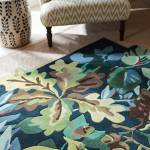 Tapis salon ROBINS Vert - 150 x 150 cm