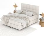 Boxspringbett Elisio Beige - Breite: 180 cm