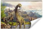 Fototapete DINOSAURIER Landschaft 3D 90 x 60 x 60 cm