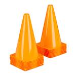 Pylonen orange 16er Set Orange - Kunststoff - 13 x 23 x 13 cm