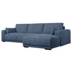 3-Sitzer Ecksofa California Blau - Ecke davorstehend rechts