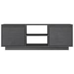 TV-Schrank D725 Grau - Massivholz - 30 x 40 x 110 cm