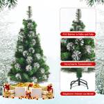 120cm Künstlicher Weihnachtsbaum Grün - Kunststoff - 60 x 120 x 60 cm