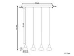 Lampe suspension CASTALY 75 x 16 cm