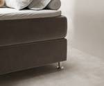 Boxspringbett Sub Taupe - Breite: 180 cm